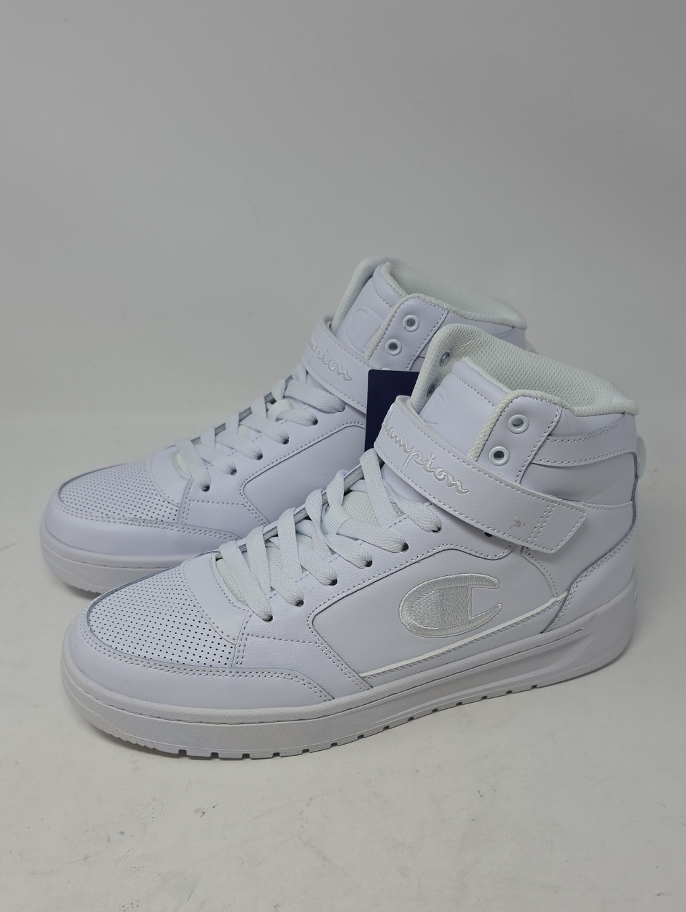 Champion Drome 19 Men's White High-Top Sneakers Size 12